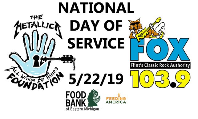103.9 The Fox Joins Metallica to Help Fight Hunger